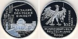 10 Mark Allemagne (1990 - ) Argent 
