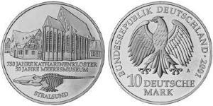 10 Mark Allemagne (1990 - ) Argent 