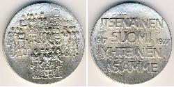 10 Mark Finlande (1917 - ) Argent 
