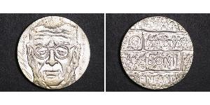 10 Mark Finlande (1917 - ) Argent Juho Kusti Paasikivi