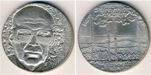 10 Mark Finlande (1917 - ) Argent Urho Kekkonen