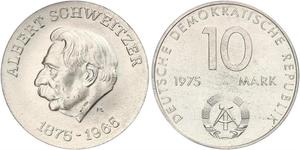 10 Mark République démocratique allemande (1949-1990) Argent 