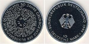 10 Mark Germania Argento 