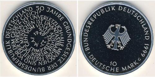 10 Mark Germania Argento 