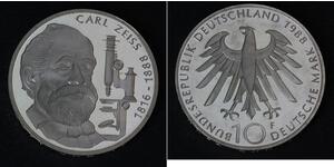 10 Mark Germania Ovest (1949-1990) Argento 