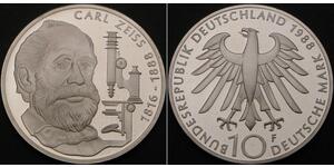 10 Mark Germania Ovest (1949-1990) Argento 