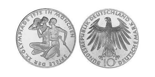 10 Mark Germania Ovest (1949-1990) Argento 