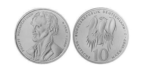 10 Mark Repubblica Federale di Germania (1990 - ) Argento 