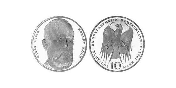10 Mark Repubblica Federale di Germania (1990 - ) Argento 