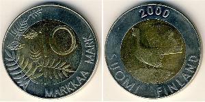 10 Mark Finnland (1917 - ) Bimetall 