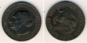 10 Mark Allemagne Bronze 