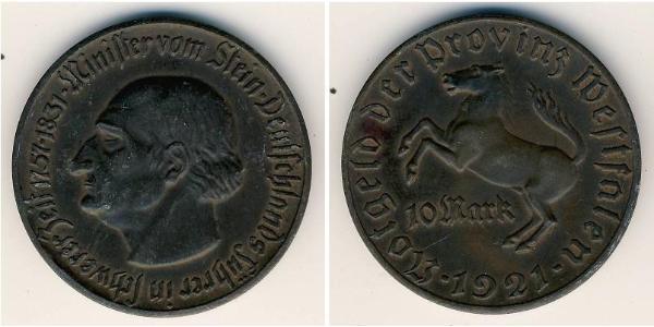 10 Mark Allemagne Bronze 