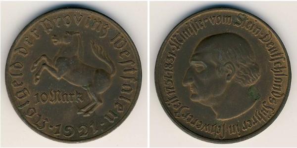 10 Mark Germany Bronze 