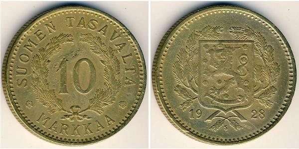 10 Mark Finnland (1917 - ) Bronze/Aluminium 