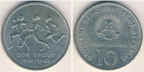 10 Mark German Democratic Republic (1949-1990) Copper/Nickel 