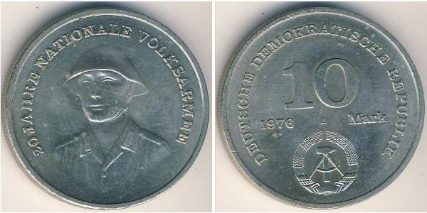 10 Mark German Democratic Republic (1949-1990) Copper/Nickel 