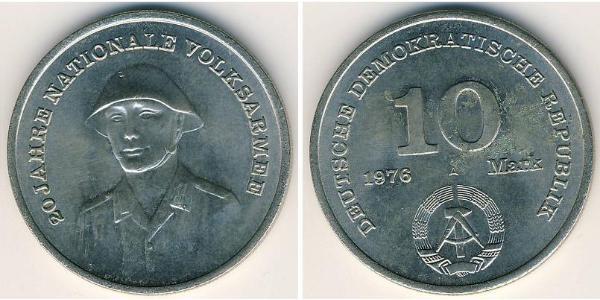 10 Mark German Democratic Republic (1949-1990) Copper/Nickel 