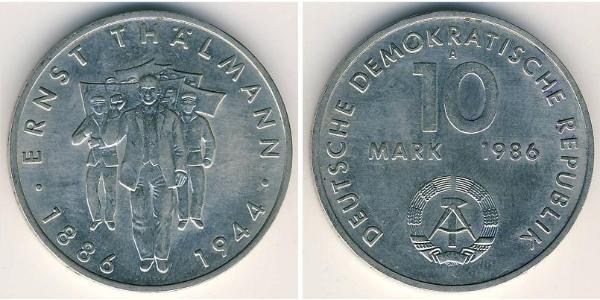 10 Mark German Democratic Republic (1949-1990) Copper/Nickel 