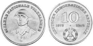 10 Mark République démocratique allemande (1949-1990) Cuivre/Nickel 