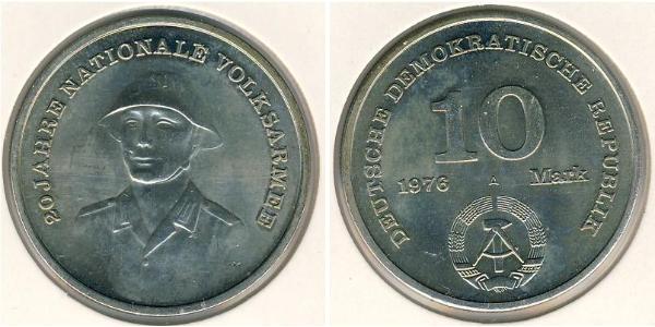 10 Mark République démocratique allemande (1949-1990) Cuivre/Nickel 