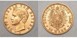 10 Mark Bavaria Gold Otto of Bavaria (1848 – 1916)