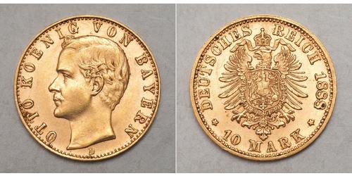 10 Mark Bavaria Gold Otto of Bavaria (1848 – 1916)