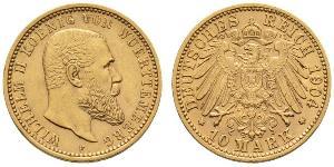 10 Mark Deutsches Kaiserreich (1871-1918) Gold Wilhelm II, German Emperor (1859-1941)