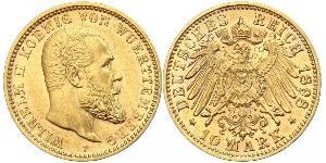 10 Mark Deutsches Kaiserreich (1871-1918) Gold Wilhelm II, German Emperor (1859-1941)