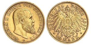 10 Mark Deutsches Kaiserreich (1871-1918) Gold Wilhelm II, German Emperor (1859-1941)