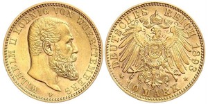 10 Mark Deutsches Kaiserreich (1871-1918) Gold Wilhelm II, German Emperor (1859-1941)