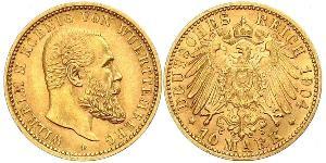 10 Mark Deutsches Kaiserreich (1871-1918) Gold Wilhelm II, German Emperor (1859-1941)