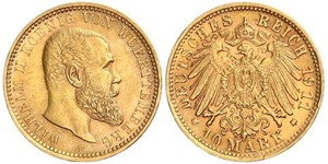 10 Mark Deutsches Kaiserreich (1871-1918) Gold Wilhelm II, German Emperor (1859-1941)