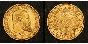 10 Mark Deutsches Kaiserreich (1871-1918) Gold Wilhelm II, German Emperor (1859-1941)