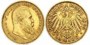 10 Mark Deutsches Kaiserreich (1871-1918) Gold Wilhelm II, German Emperor (1859-1941)