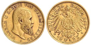 10 Mark Deutsches Kaiserreich (1871-1918) Gold Wilhelm II, German Emperor (1859-1941)