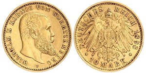 10 Mark Deutsches Kaiserreich (1871-1918) Gold Wilhelm II, German Emperor (1859-1941)