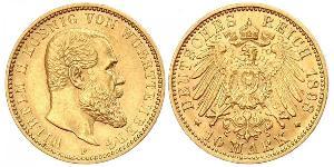 10 Mark German Empire (1871-1918) Gold Wilhelm II, German Emperor (1859-1941)