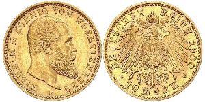 10 Mark German Empire (1871-1918) Gold Wilhelm II, German Emperor (1859-1941)