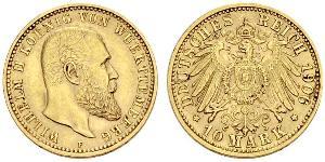 10 Mark German Empire (1871-1918) Gold Wilhelm II, German Emperor (1859-1941)