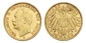 10 Mark Grand Duchy of Baden (1806-1918) Gold Frederick II, Grand Duke of Baden (1857 - 1928)