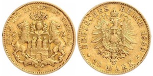 10 Mark Hamburg Gold 