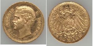 10 Mark Kingdom of Bavaria (1806 - 1918) Gold Otto of Bavaria (1848 – 1916)