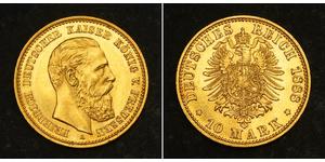 10 Mark Kingdom of Prussia (1701-1918) Gold Frederick William III of Prussia (1770 -1840)