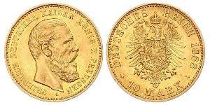 10 Mark Kingdom of Prussia (1701-1918) Gold Frederick William III of Prussia (1770 -1840)