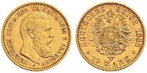 10 Mark Kingdom of Prussia (1701-1918) Gold Frederick William III of Prussia (1770 -1840)