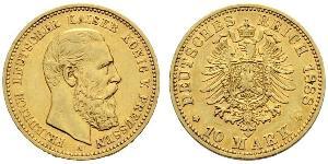 10 Mark Kingdom of Prussia (1701-1918) Gold Frederick William III of Prussia (1770 -1840)