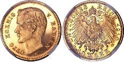 10 Mark Königreich Bayern (1806 - 1918) Gold Otto (Bayern)(1848 – 1916)