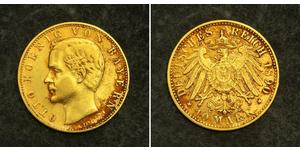 10 Mark Königreich Bayern (1806 - 1918) Gold Otto (Bayern)(1848 – 1916)