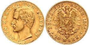 10 Mark Königreich Bayern (1806 - 1918) Gold Otto (Bayern)(1848 – 1916)