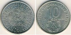 10 Mark Deutsche Demokratische Republik (1949-1990) Kupfer/Nickel 